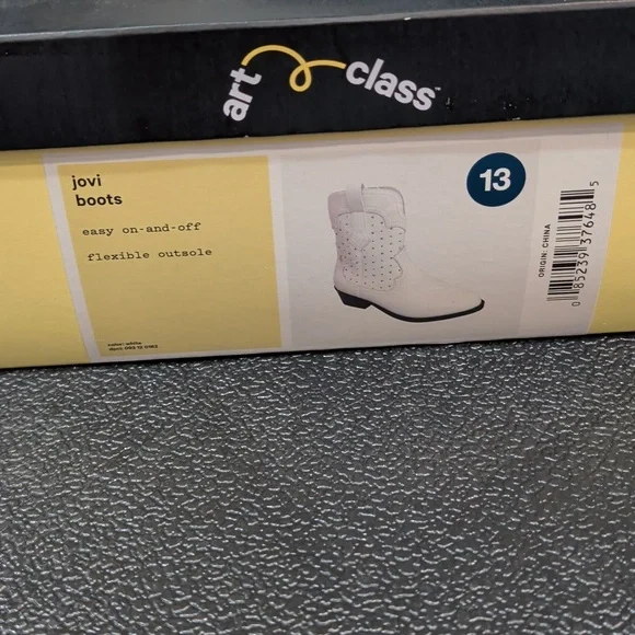 Girls Jovi Boots White Zipper Size 13 NWT - Picture 3 of 7